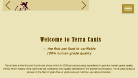 What Terracanis.com website looked like in 2018 (5 years ago)