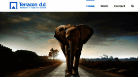 What Terracon.hr website looked like in 2018 (7 years ago)