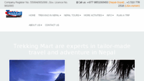 What Trekkingmart.com website looked like in 2018 (5 years ago)