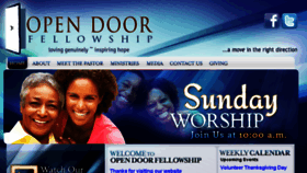 What Theopendoorfellowship.org website looked like in 2018 (5 years ago)