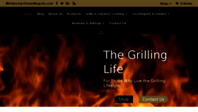 What Thegrillinglife.com website looked like in 2018 (5 years ago)