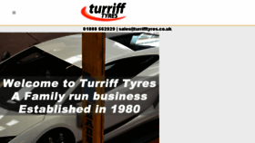 What Turrifftyres.co.uk website looked like in 2018 (5 years ago)