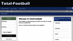 What Total-football.org website looked like in 2018 (5 years ago)