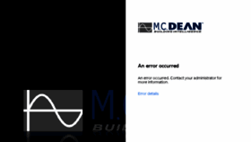 What Timesheet3.mcdean.com website looked like in 2018 (5 years ago)