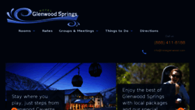What Thehotelglenwoodsprings.com website looked like in 2018 (5 years ago)