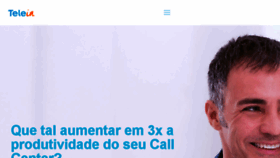 What Telein.com.br website looked like in 2018 (5 years ago)