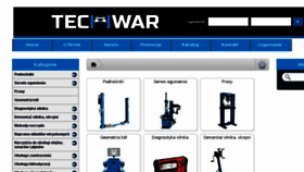 What Techwar.pl website looked like in 2018 (5 years ago)