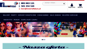 What Towarnafestyny.pl website looked like in 2018 (5 years ago)