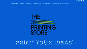 What The3dprintingstore.com website looked like in 2018 (5 years ago)