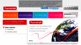 What Tunstall.fr website looked like in 2018 (5 years ago)