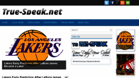 What True-speak.net website looked like in 2018 (7 years ago)