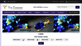 What Toptanzanite.com website looked like in 2018 (5 years ago)