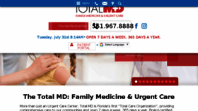 What Thetotalmd.com website looked like in 2018 (5 years ago)