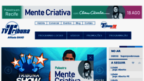 What Tvtribunape.com.br website looked like in 2018 (5 years ago)