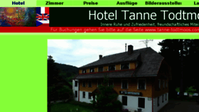 What Tanne-todtmoos.de website looked like in 2018 (5 years ago)