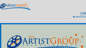 What Theartistgroup.com.au website looked like in 2018 (5 years ago)