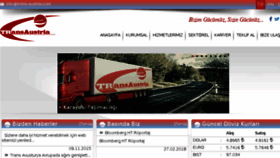 What Trans-austria.com website looked like in 2018 (5 years ago)
