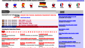 What Tradegermany.de website looked like in 2018 (5 years ago)