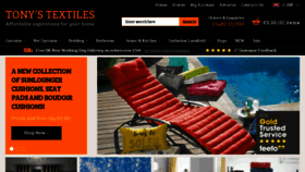 What Tonystextiles.co.uk website looked like in 2018 (5 years ago)