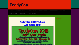 What Teddycon.org website looked like in 2018 (7 years ago)