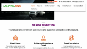 What Touristcab.in website looked like in 2018 (5 years ago)