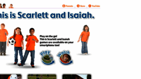 What Thisisscarlettandisaiah.com website looked like in 2018 (5 years ago)