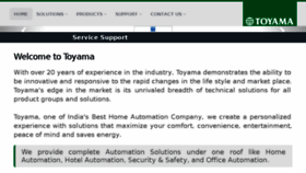 What Toyamaindia.com website looked like in 2018 (5 years ago)