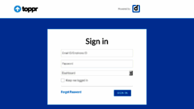 What Toppr.darwinbox.in website looked like in 2018 (6 years ago)