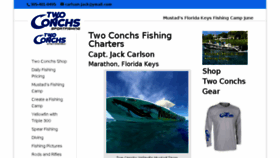 What Twoconchs.com website looked like in 2018 (5 years ago)