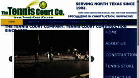 What Tenniscourtco.com website looked like in 2018 (5 years ago)