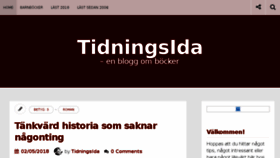 What Tidningsida.se website looked like in 2018 (5 years ago)