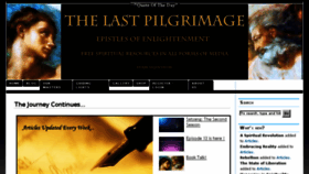 What Thelastpilgrimage.com website looked like in 2018 (5 years ago)