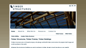 What Timberstructures.net website looked like in 2018 (5 years ago)
