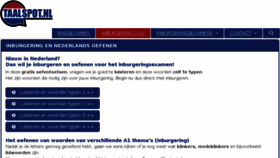 What Taalspot.nl website looked like in 2018 (5 years ago)