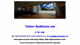 What Telaviv-realestate.com website looked like in 2018 (5 years ago)