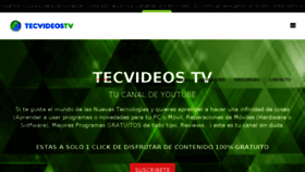 What Tecvideostv.es website looked like in 2018 (5 years ago)