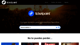 What Ticketpoint.mx website looked like in 2018 (5 years ago)