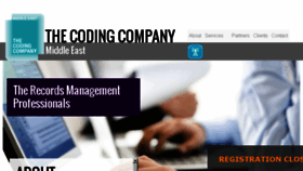 What Thecodingcompany-me.com website looked like in 2018 (7 years ago)