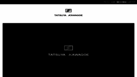 What Tatsuya-kawagoe.com website looked like in 2018 (5 years ago)