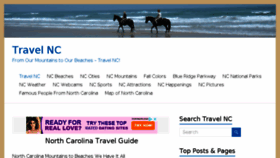 What Travelnc.org website looked like in 2018 (5 years ago)