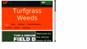 What Tennesseeturfgrassweeds.org website looked like in 2018 (5 years ago)