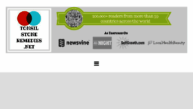 What Tonsilstoneremedies.net website looked like in 2018 (5 years ago)