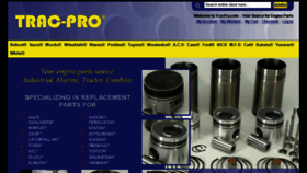 What Tracpro.com website looked like in 2018 (5 years ago)