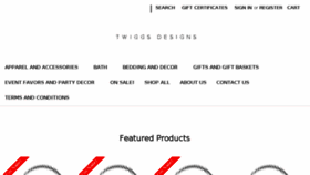 What Twiggsdesigns.com website looked like in 2018 (5 years ago)