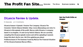 What Theprofitfans.com website looked like in 2018 (5 years ago)
