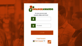 What Thdorangeawards.com website looked like in 2018 (5 years ago)