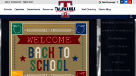 What Talawanda.org website looked like in 2018 (5 years ago)