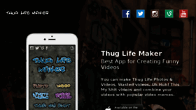 What Thuglifemaker.net website looked like in 2018 (5 years ago)