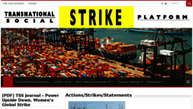 What Transnational-strike.info website looked like in 2018 (5 years ago)