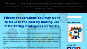 What Totemwebsolutions.com website looked like in 2018 (7 years ago)